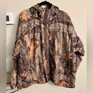 Huntworth Men’s Camo Hunting Rain Jacket Windbreaker Size‎ XL